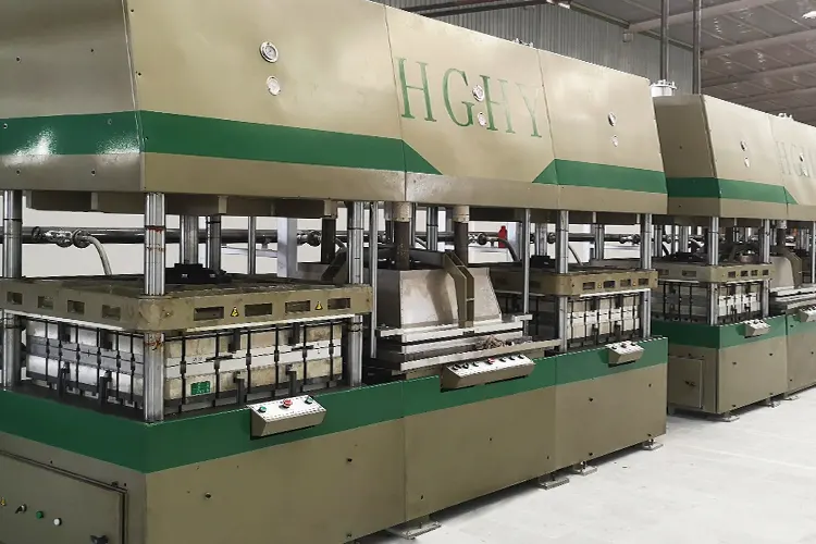 Semiautomatic Tableware Machine Sugarcane Bagasse Tableware Making